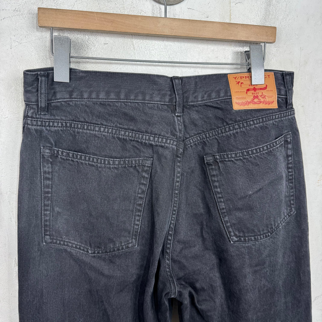 Y/Project Evergreen Snap Off Jeans Black