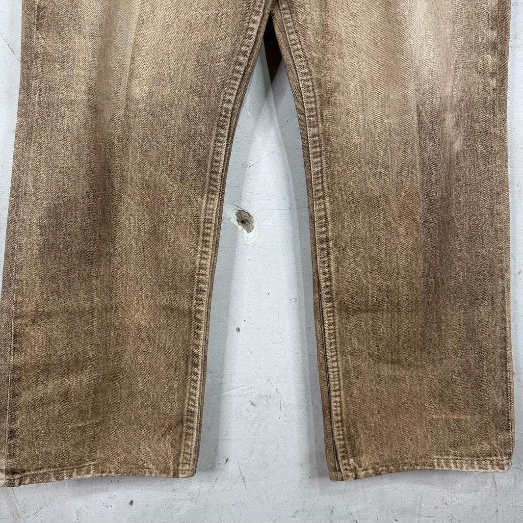 Our Legacy Printed Beige Third Cut Jeans
