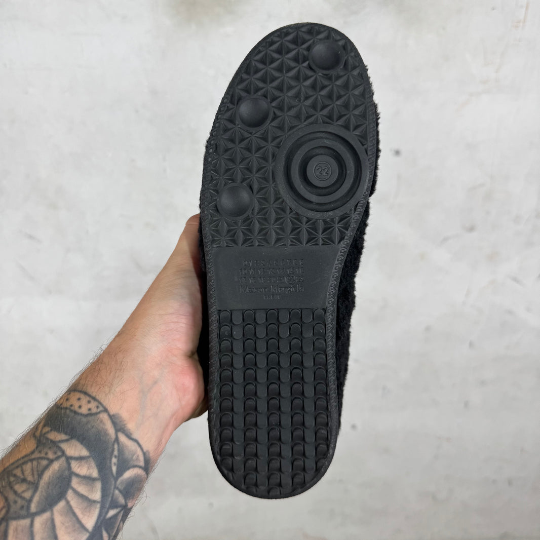 Margiela Black Shearling Replica GATs