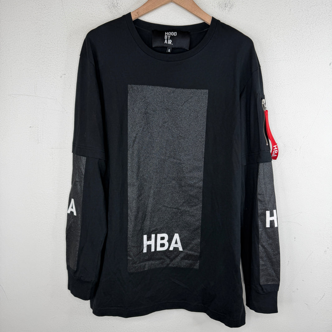 HBA Glitter Square Flight LS T-Shirt