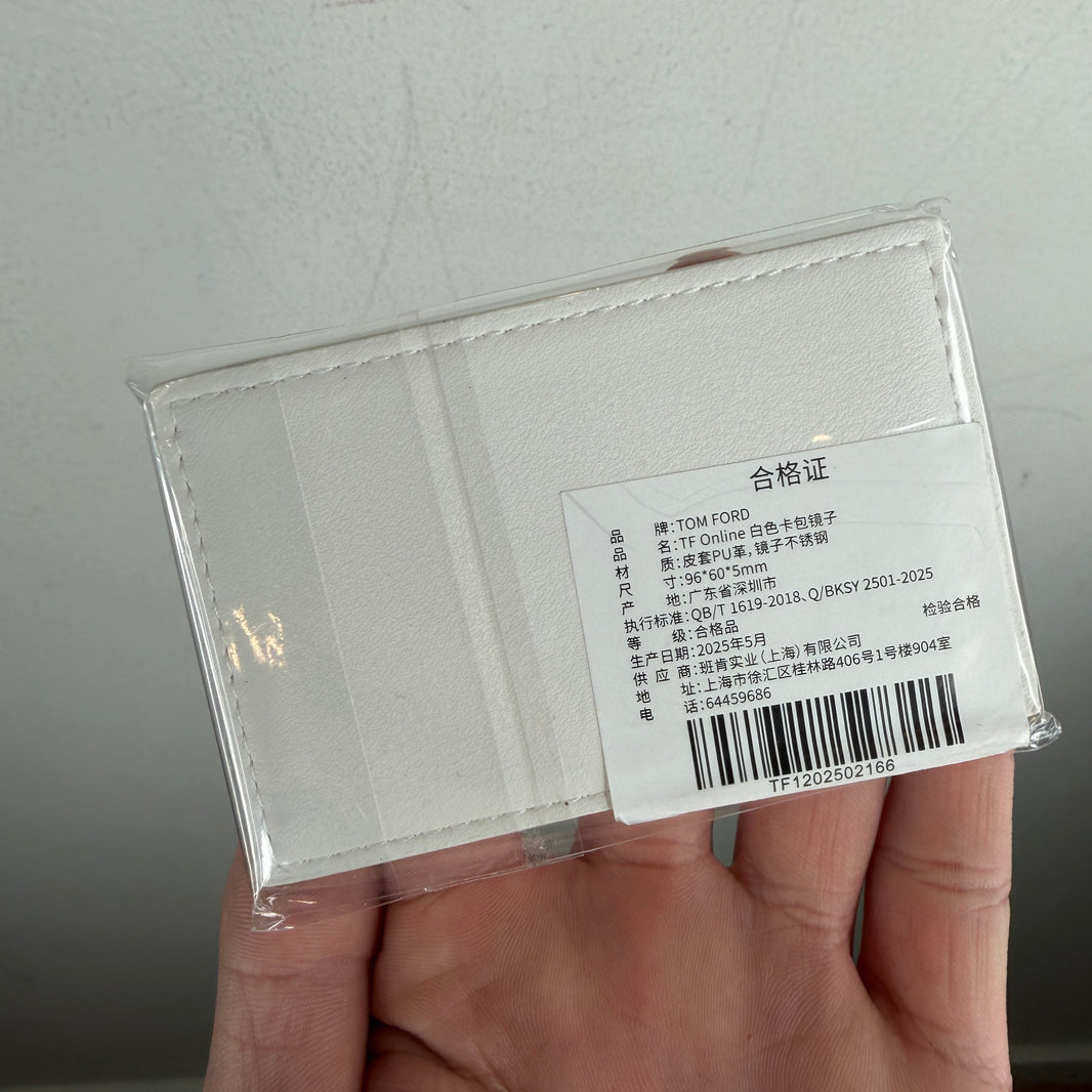 Tom Ford White Card Holder