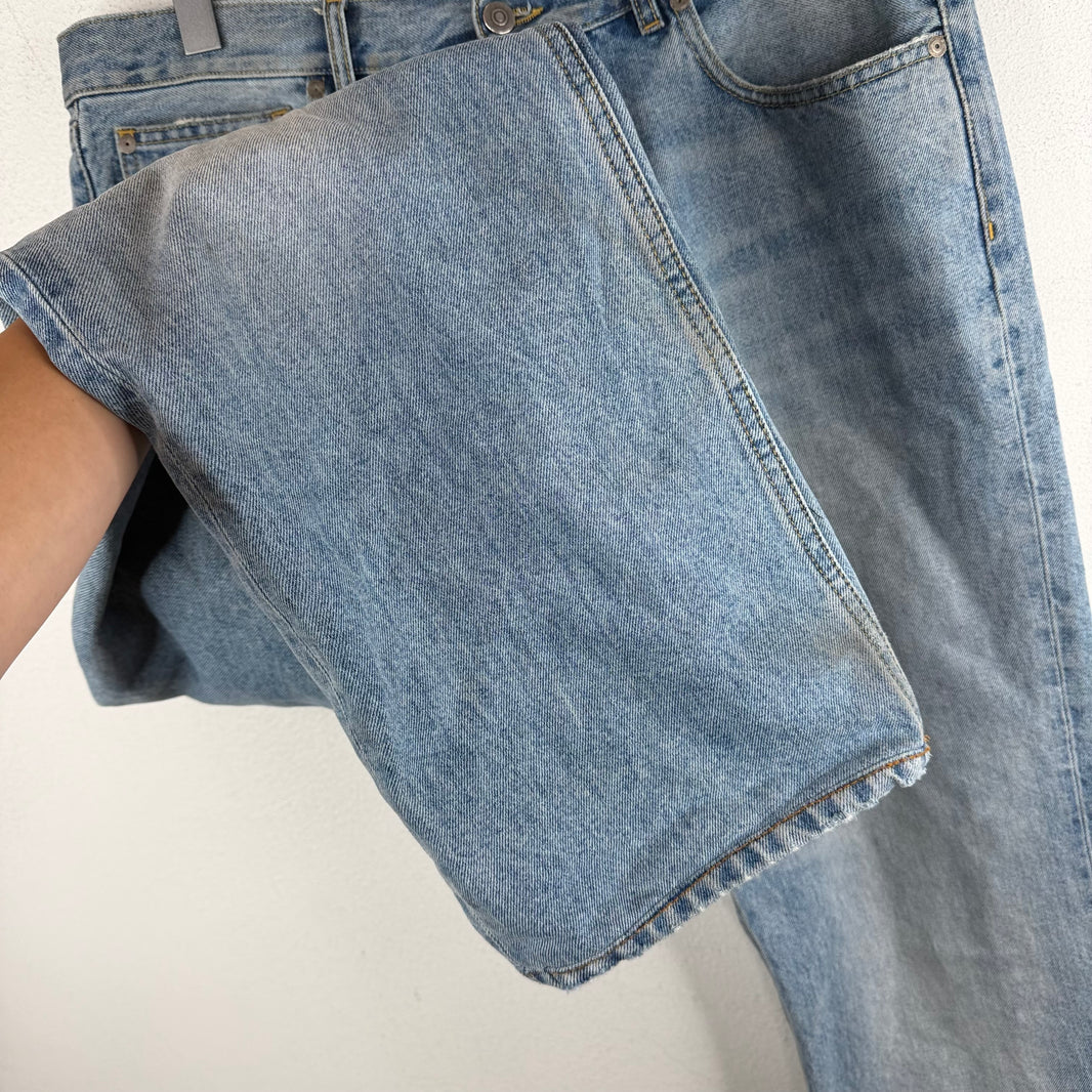 Margiela Light Blue Wash Straight Jeans