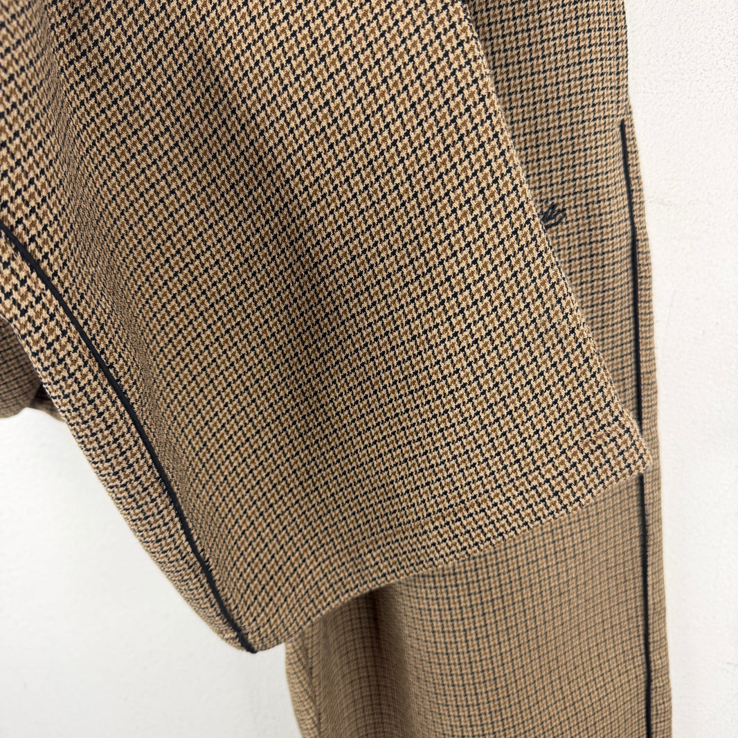 Willy Chavarria Houndstooth Elastic Band Lounge Pants