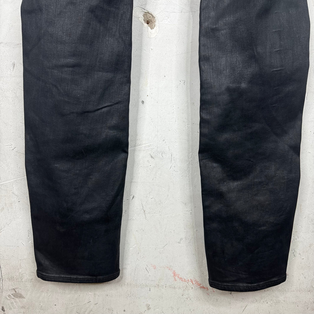 DRKSHDW Waxed Bolan Banana Jeans