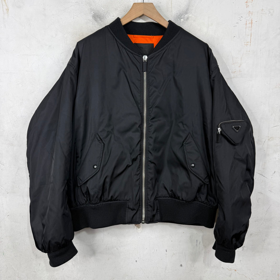 Prada Re-Nylon Bomber Jacket