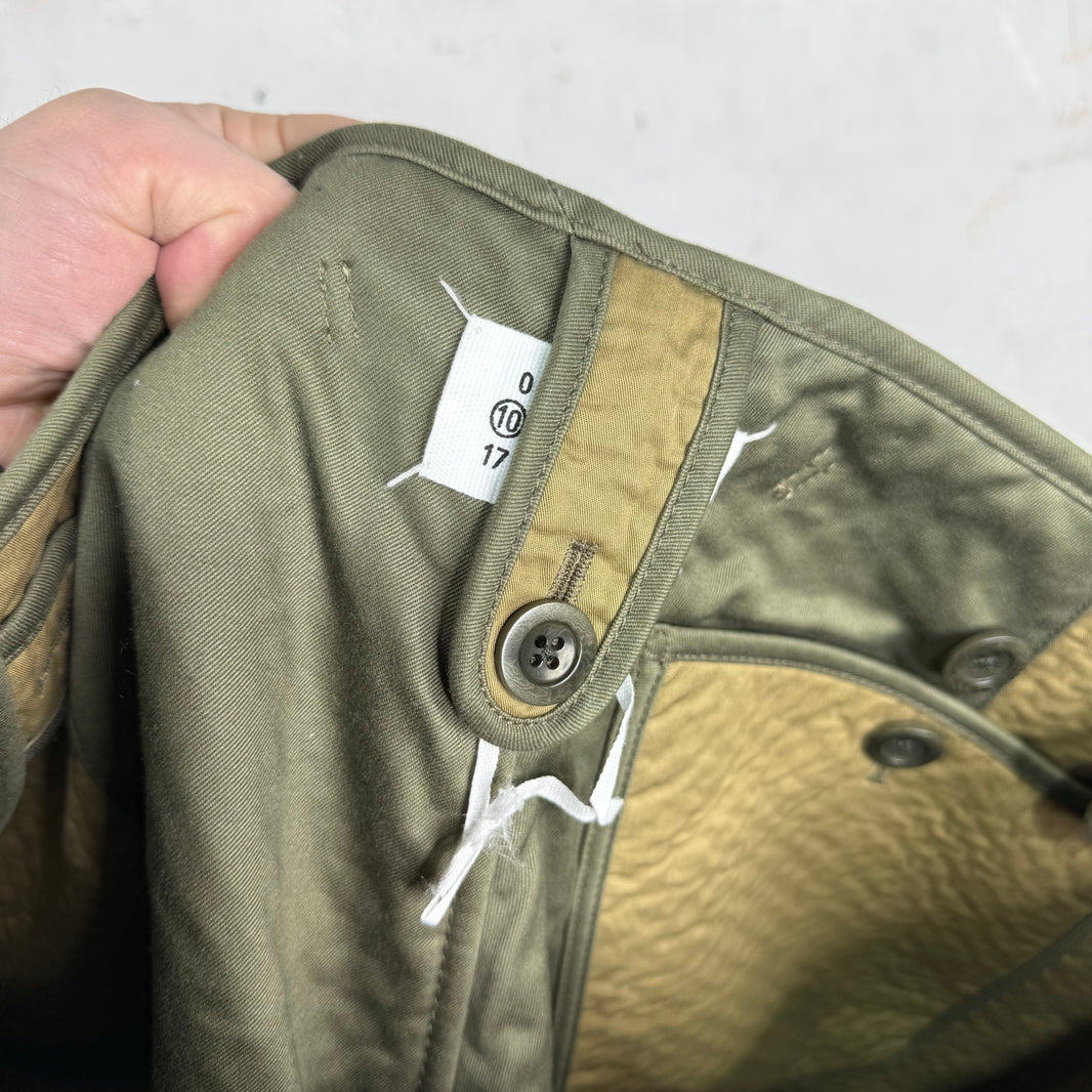 Margiela Reversible Tartan Trousers