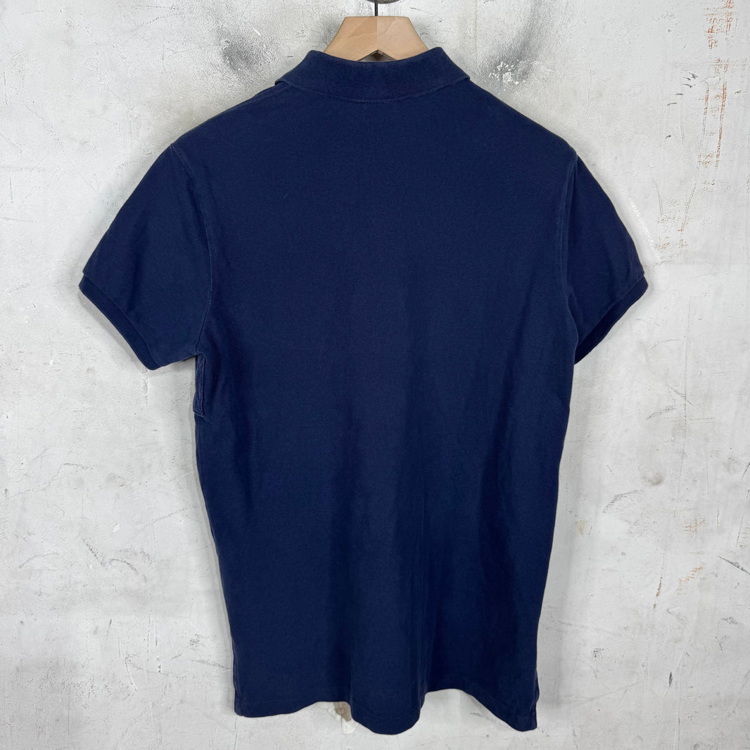 Ralph Lauren Navy Orange Horsemen Polo