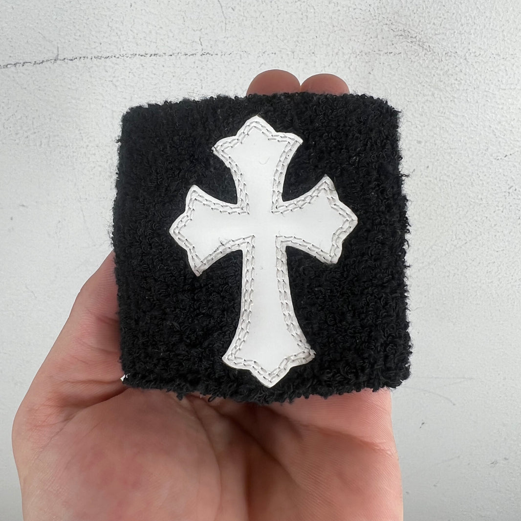 Chrome Hearts Cross Patch Wristband