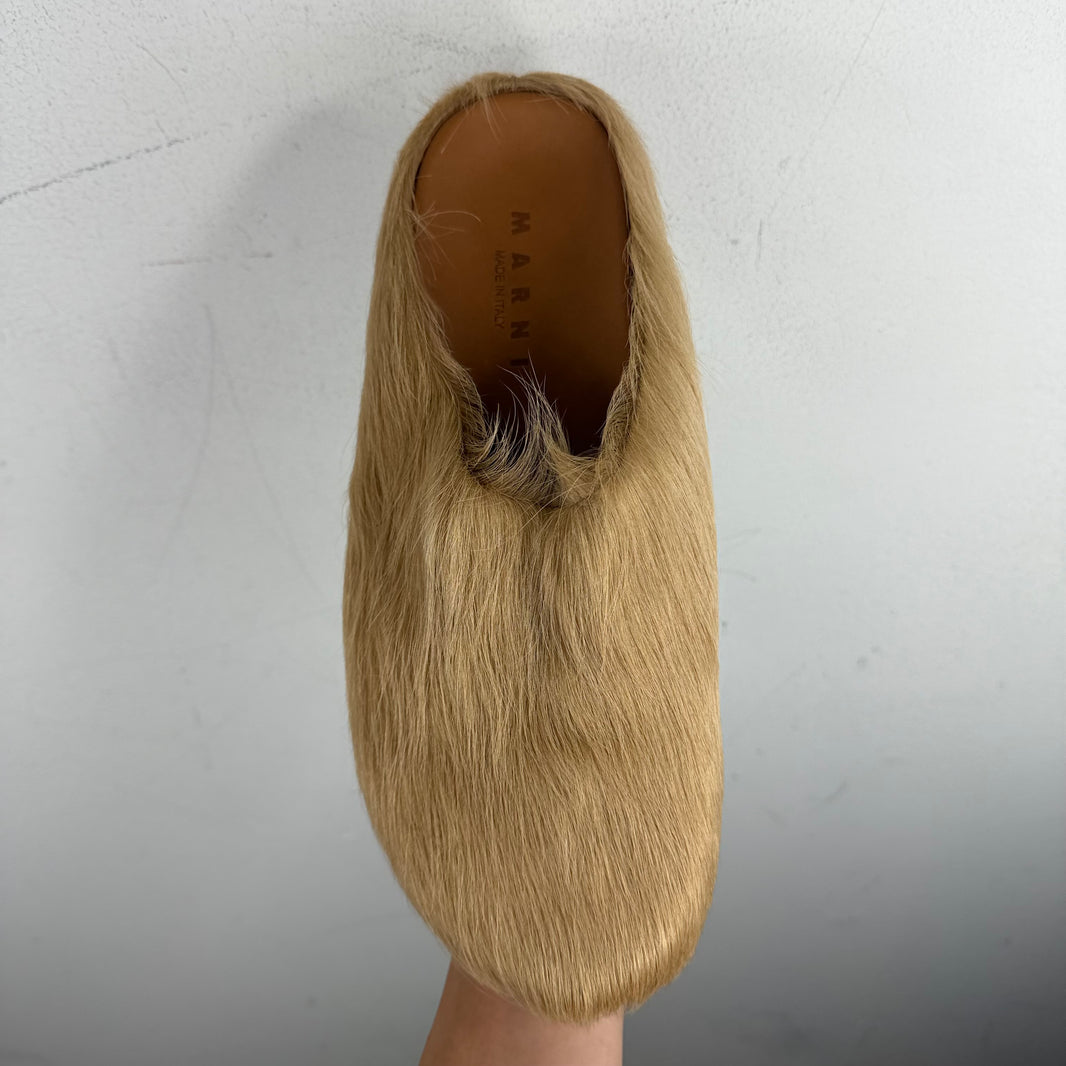 Marni Tan Fussbett Mules