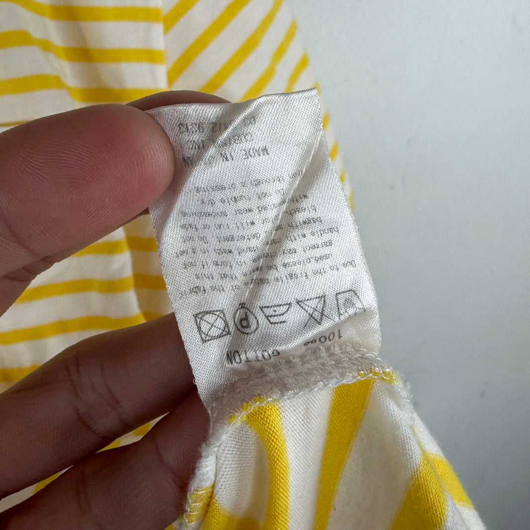 Visvim Yellow Striped Pocket T-Shirt