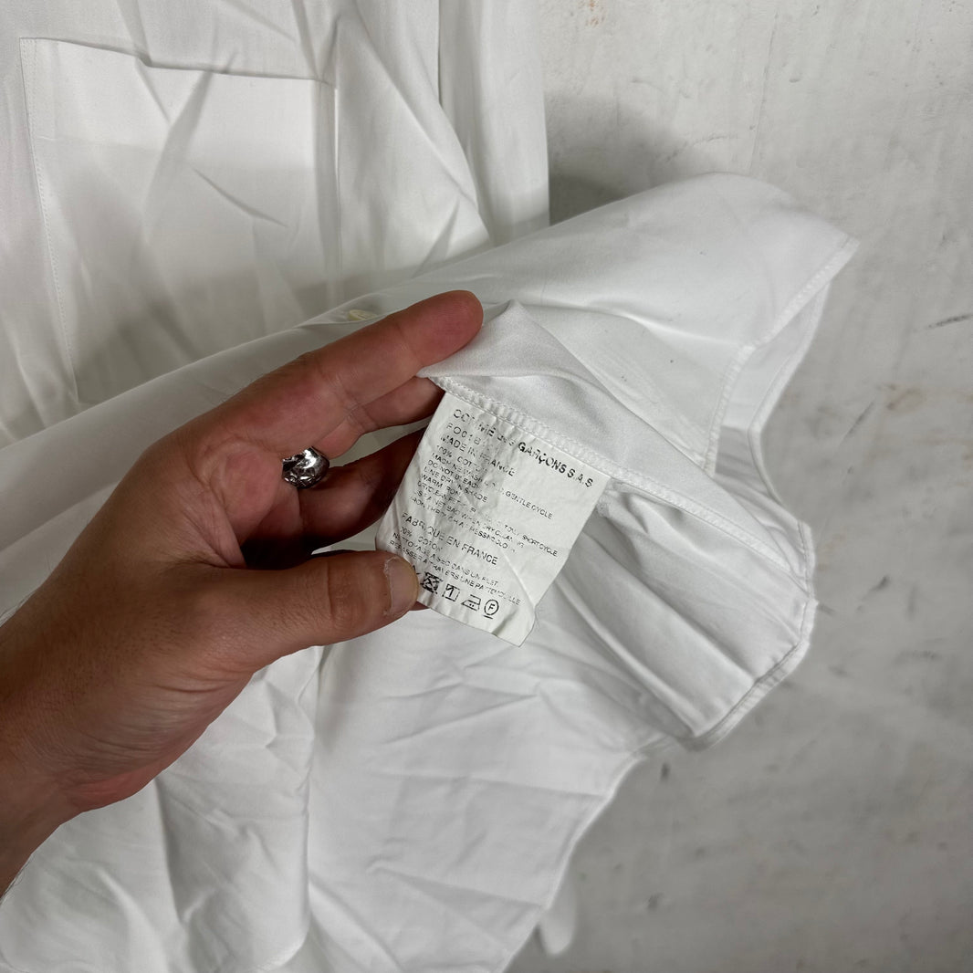 CDG Shirt White Buttoned Shirt