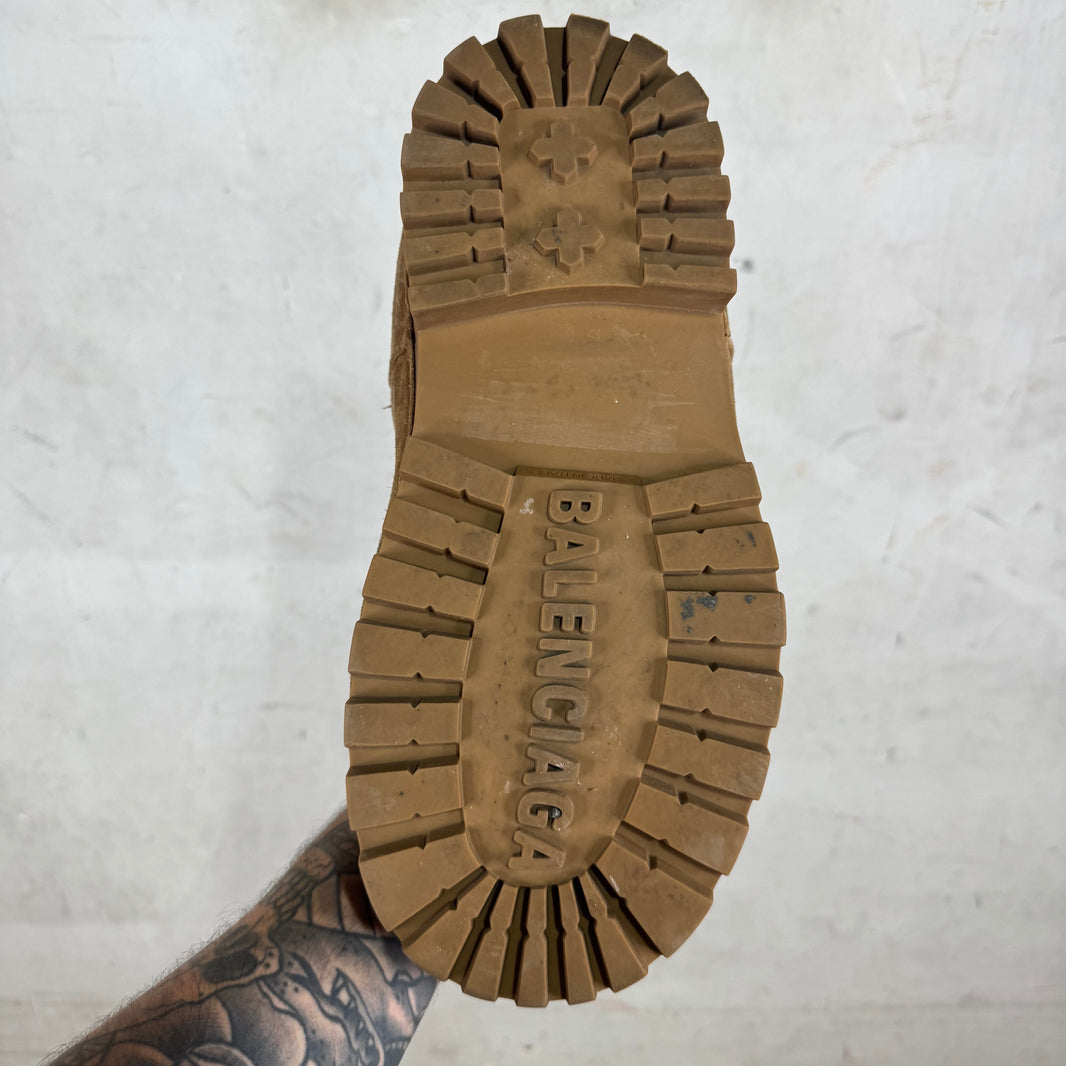Balenciaga Short Suede Alaska Boots
