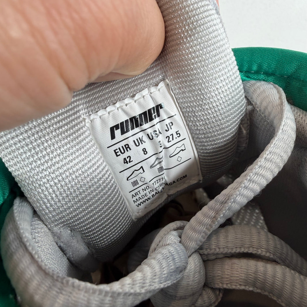 Balenciaga Gray/Green Runners