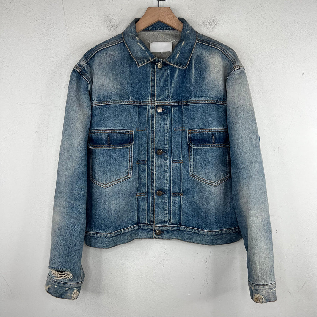 Margiela Distressed Washed Denim Jacket