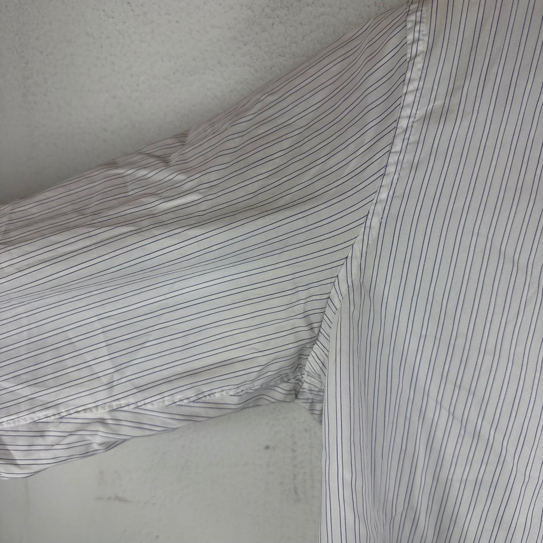 Visvim Elbow Patch Striped Button Up L/S Shirt