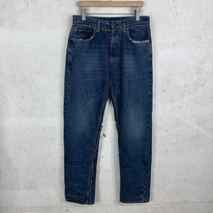 Margiela Pendleton Layered Distressed Jeans