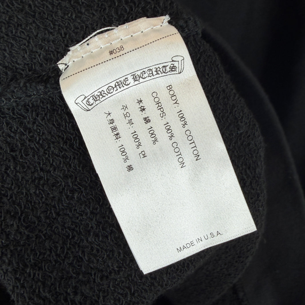 Chrome Hearts Matty Boy Blank Black Hoodie