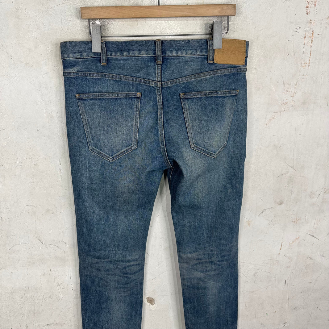 Celine Faded Blue Skinny Jeans