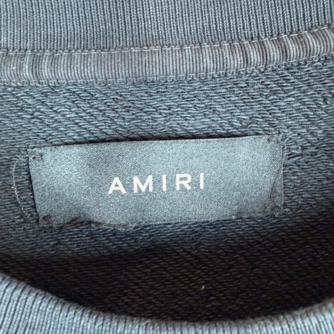 Amiri Distressed Overdyed Crewneck