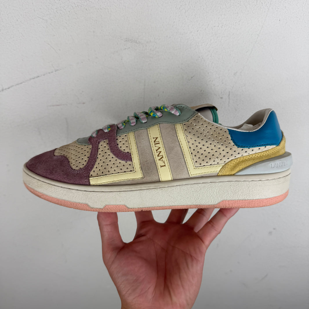 Lanvin Multicolor Clay Low Top Sneakers