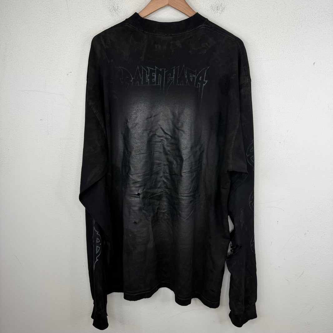Balenciaga Paris Moon L/S T-Shirt