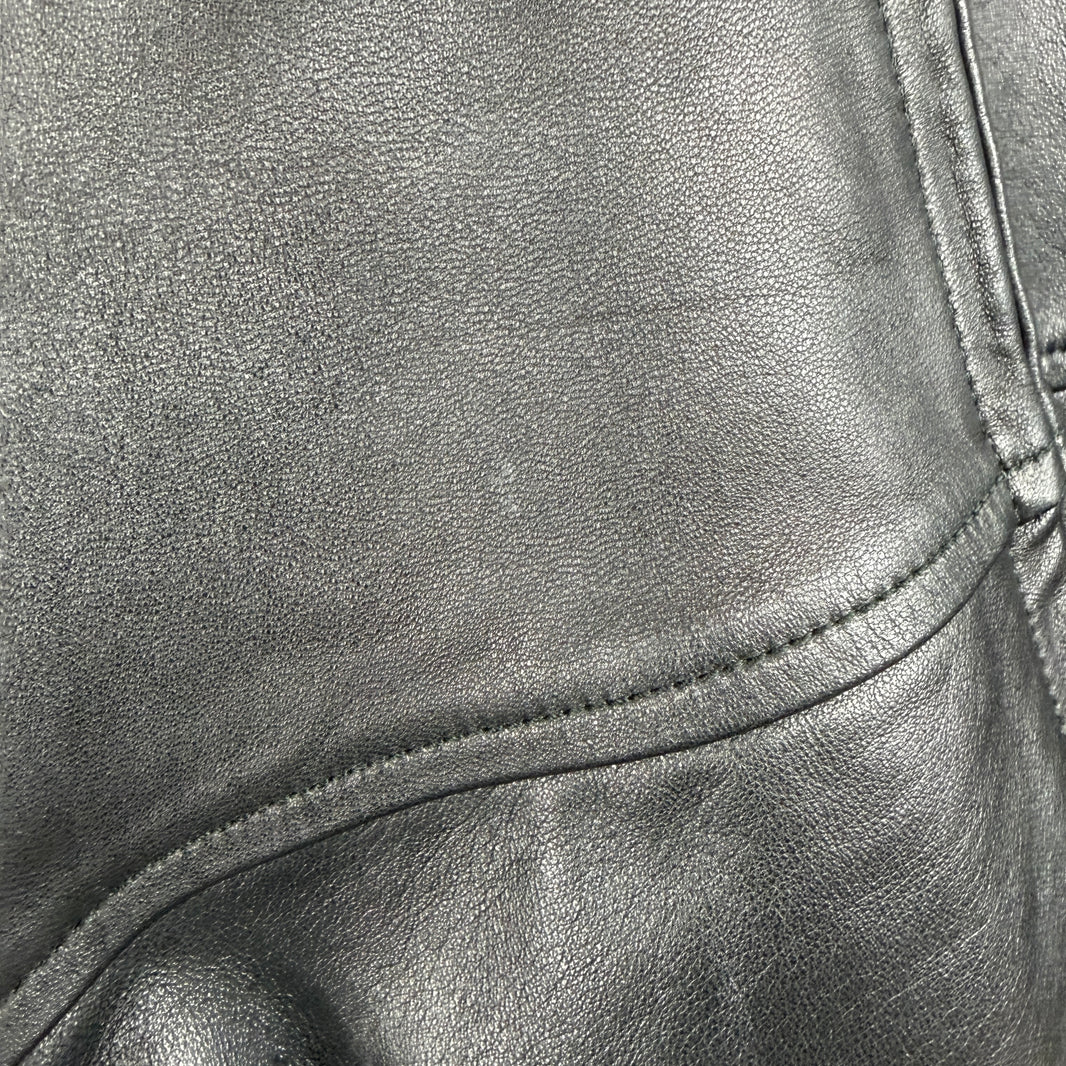 Balenciaga Leather Track Jacket
