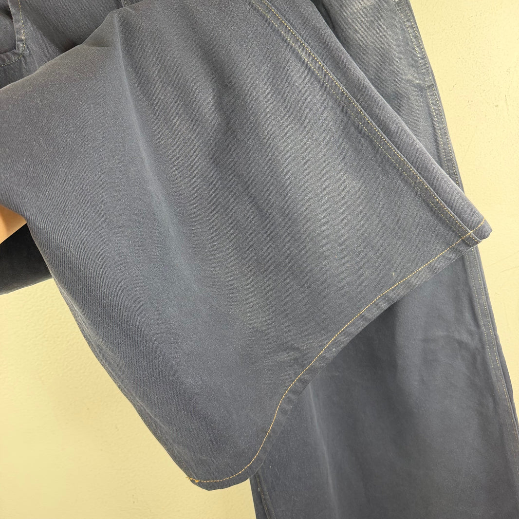 Eckhaus Latta Wax Wide Leg Jeans