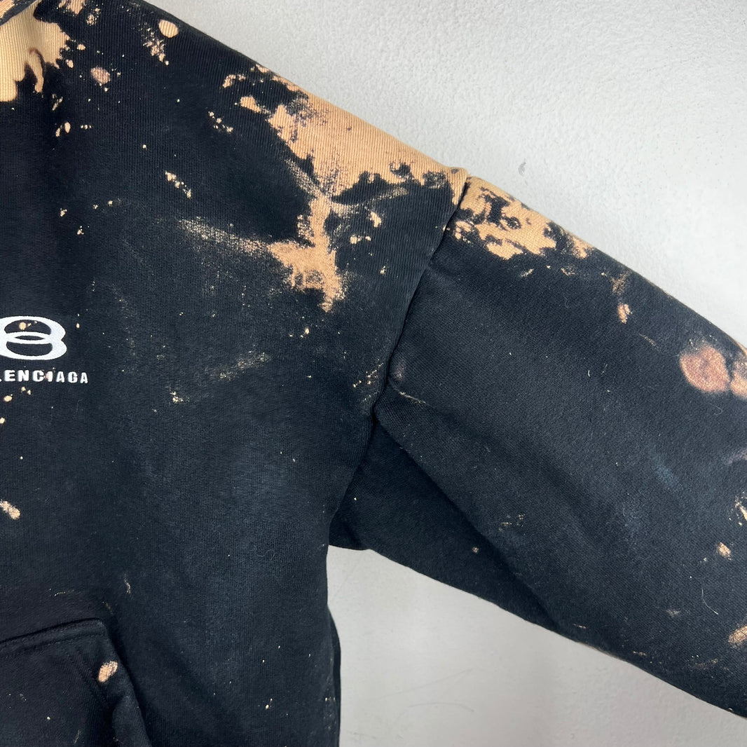 Balenciaga Bleached Unity Sports Icon Layered Hoodie