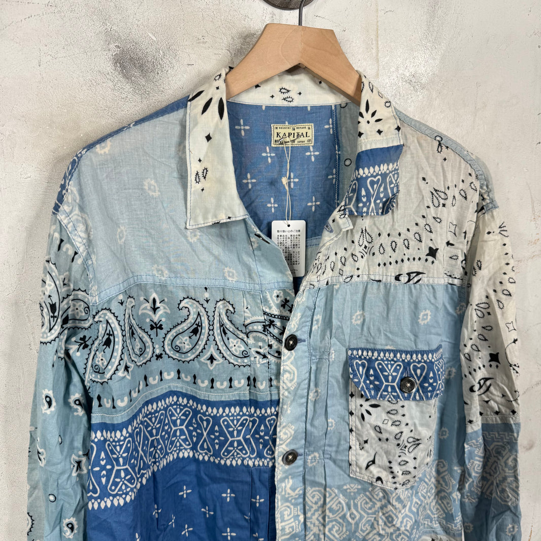 Kapital Patchworked Bandana Trucker Shirt