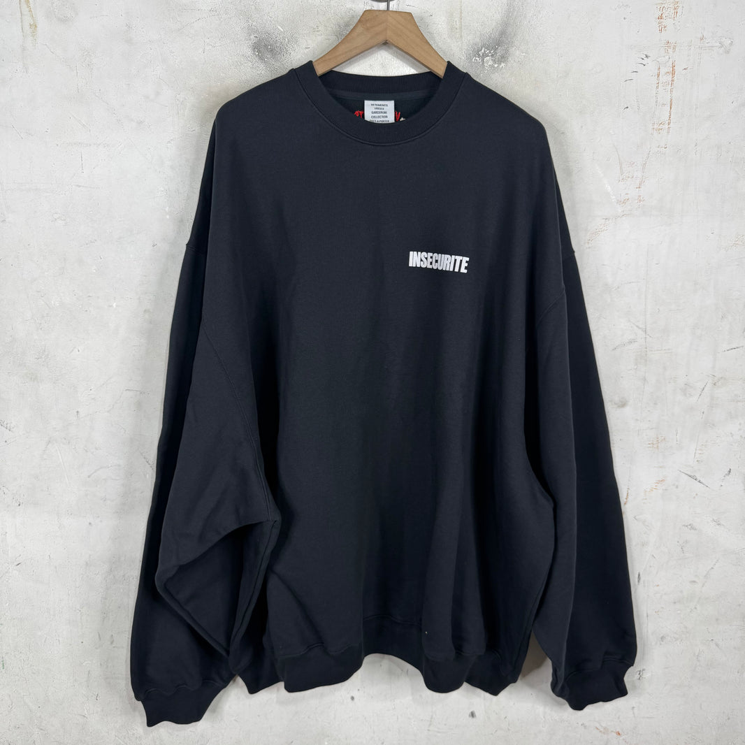 Vetements Insecurite Crewneck