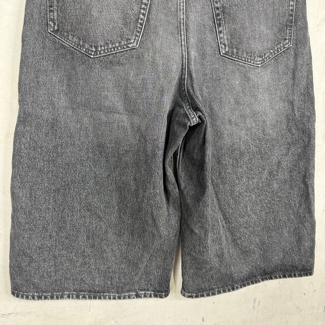 Acne Studios Charcoal Long Denim Shorts