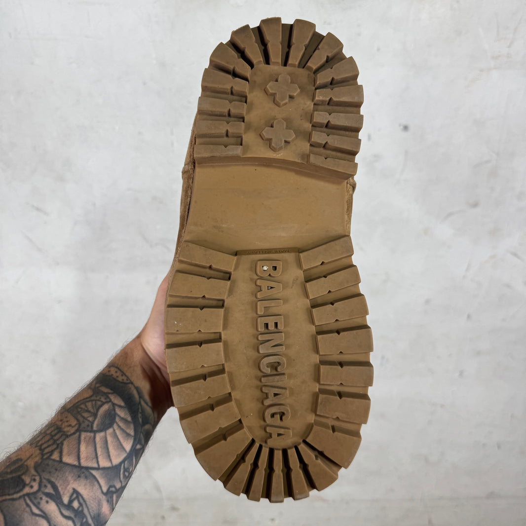 Balenciaga Short Suede Alaska Boots