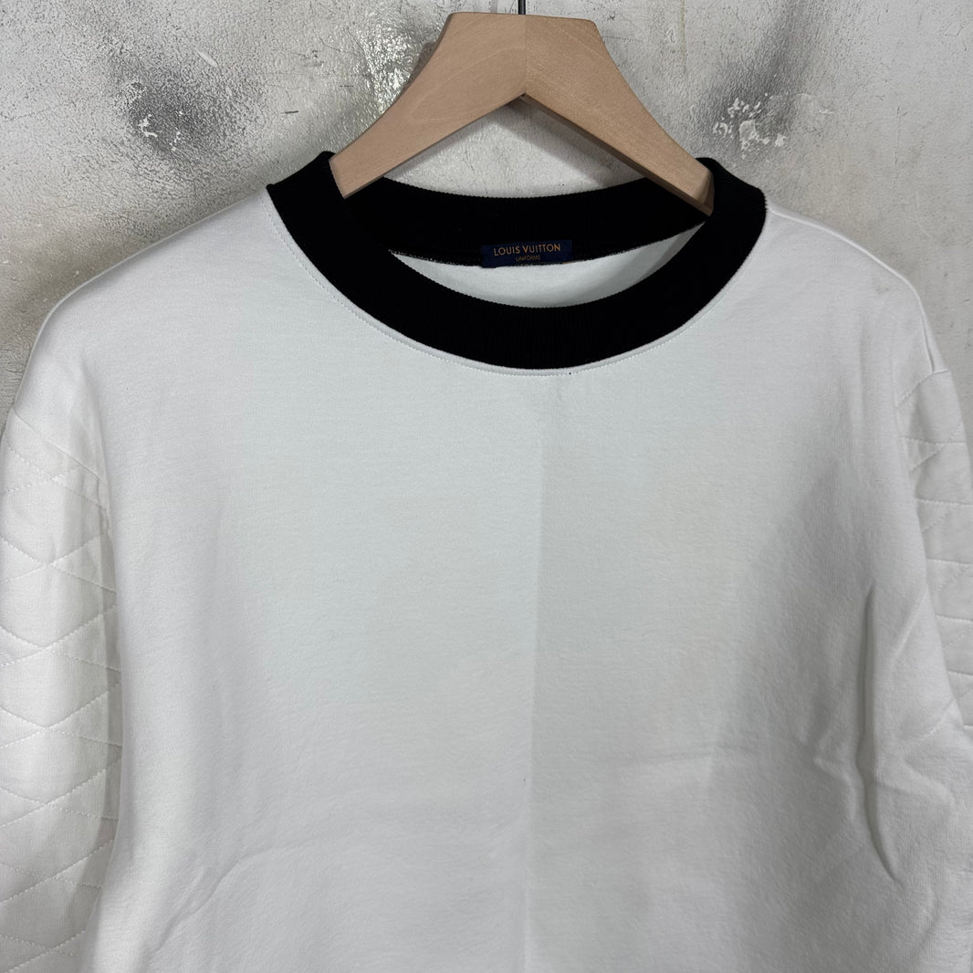 Louis Vuitton Quilted Sleeved Uniforme Crewneck