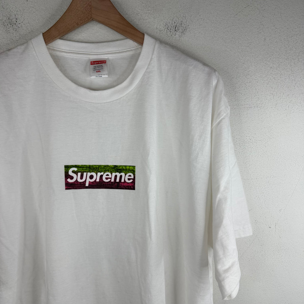 Supreme S.R. Studios Fire Relief Box Logo T-Shirt
