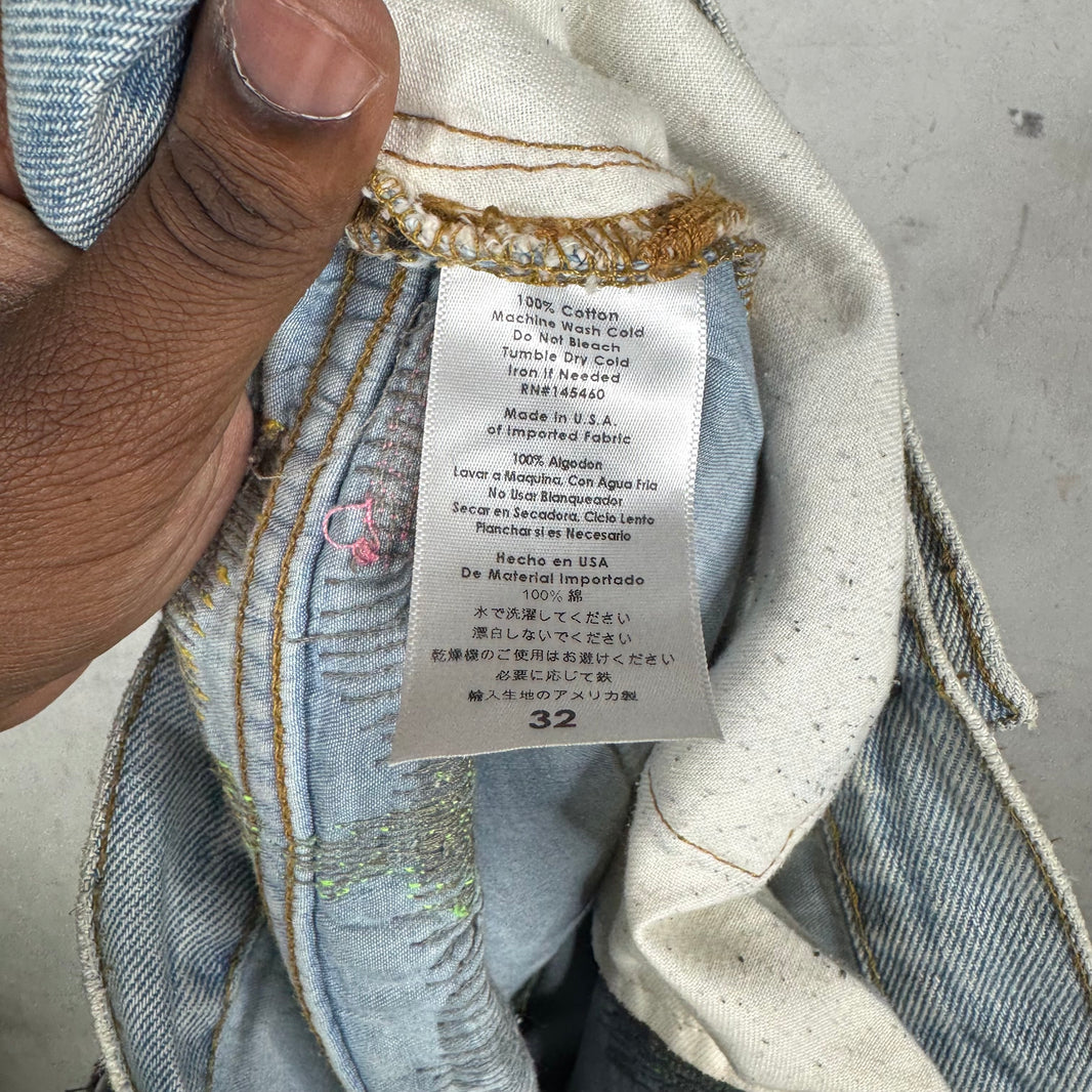 Endless Denim Blue Distressed Jeans