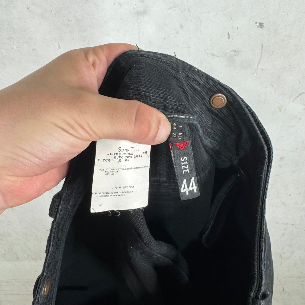 Armani Double Air-cut Zipper Pants
