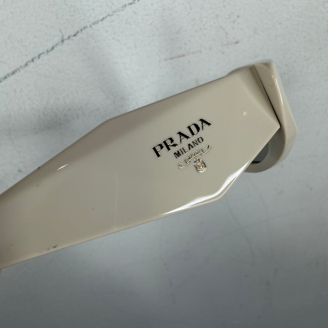 Prada SPRB16 White Sunglasses