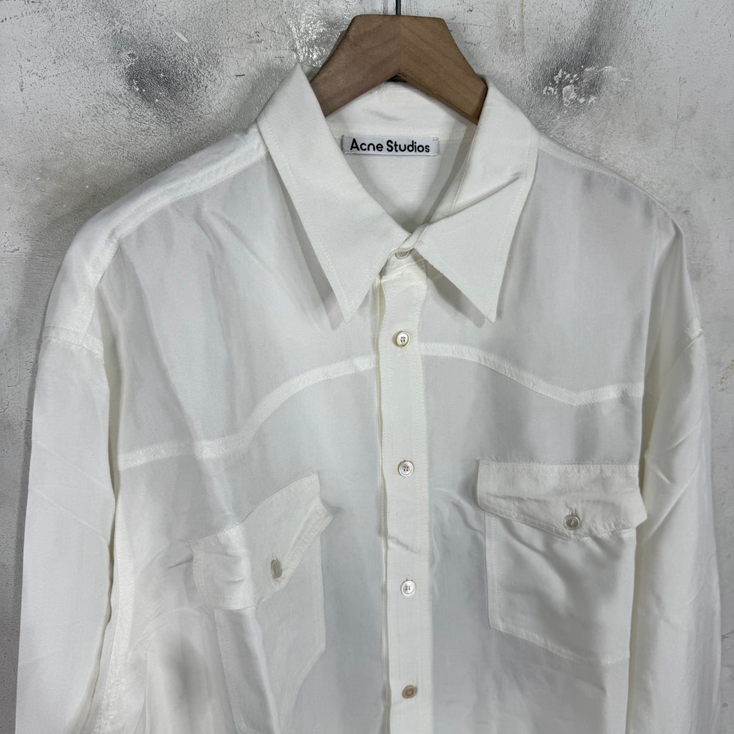 Acne Studios Sandrok Fluid Western Shirt