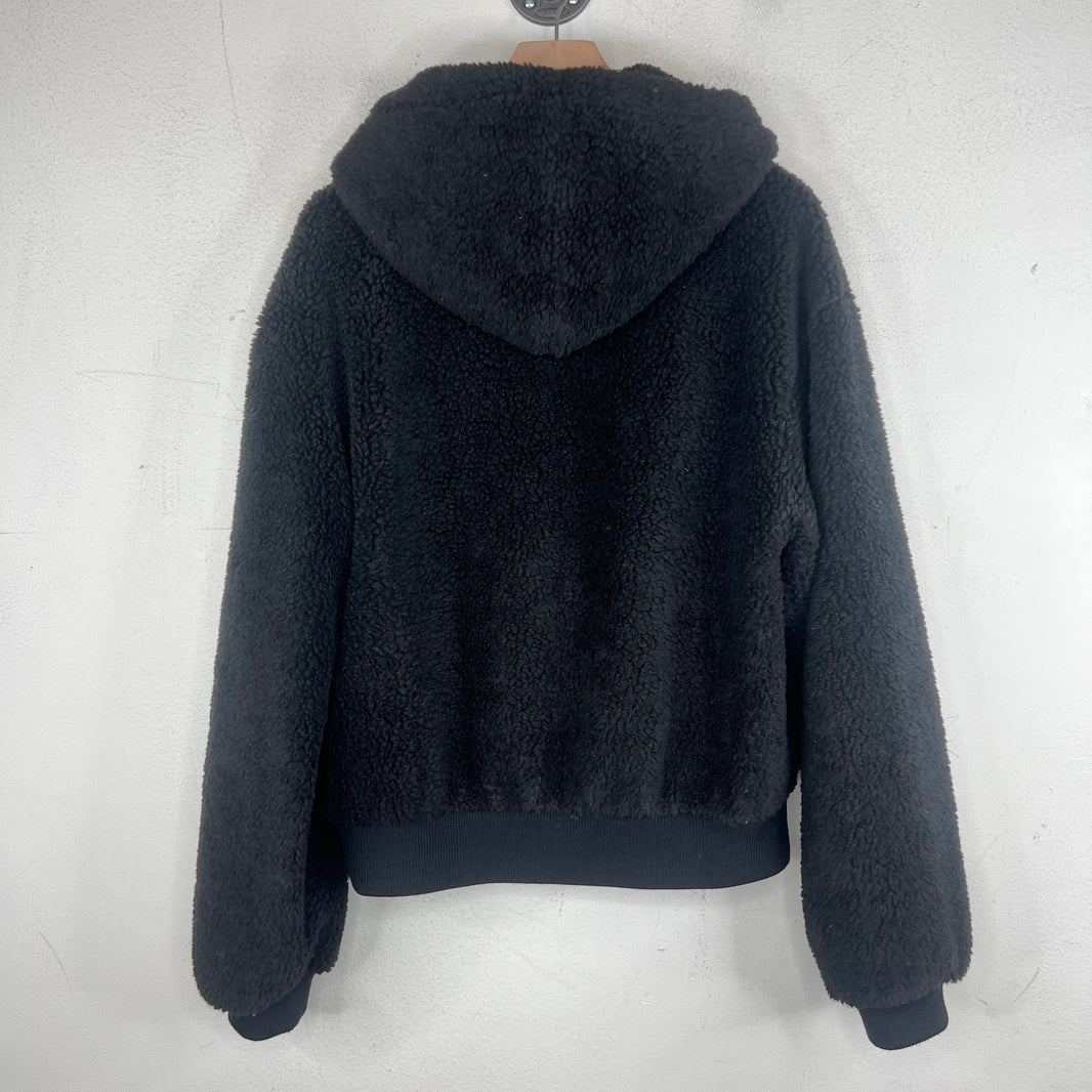 Celine Wool Blend Hooded Zip Up Jacket
