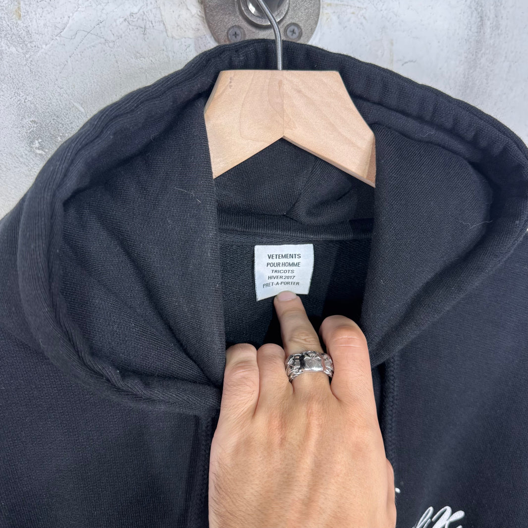 Vetements Justin4Ever Layered Hoodie