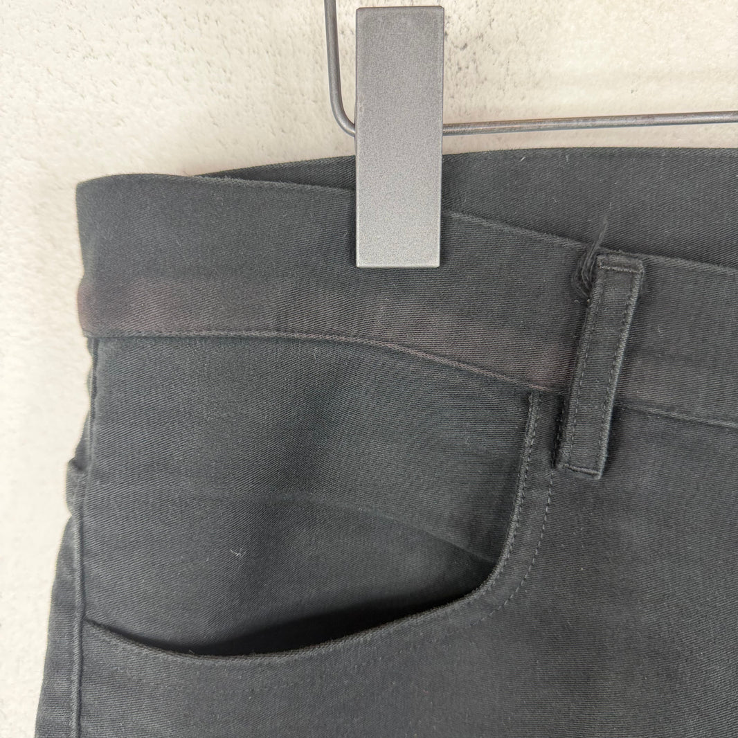Rick Owens Moleskin Leather Back Pants