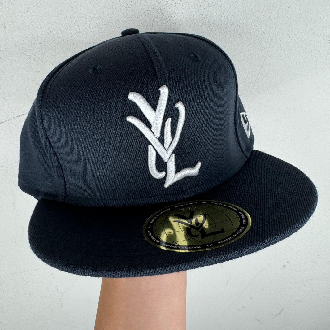 YVL Navy Fitted Hat