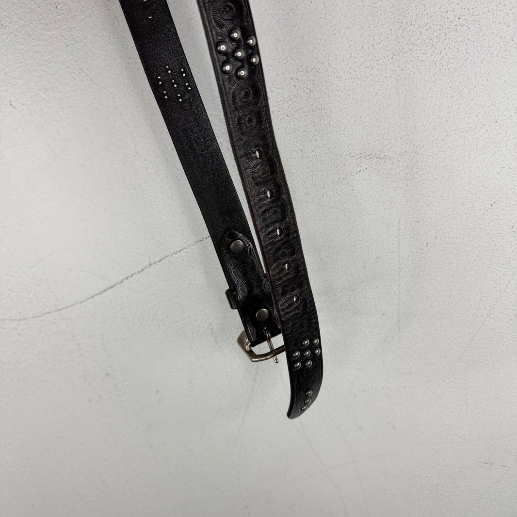 RRL Studded Leather Belt