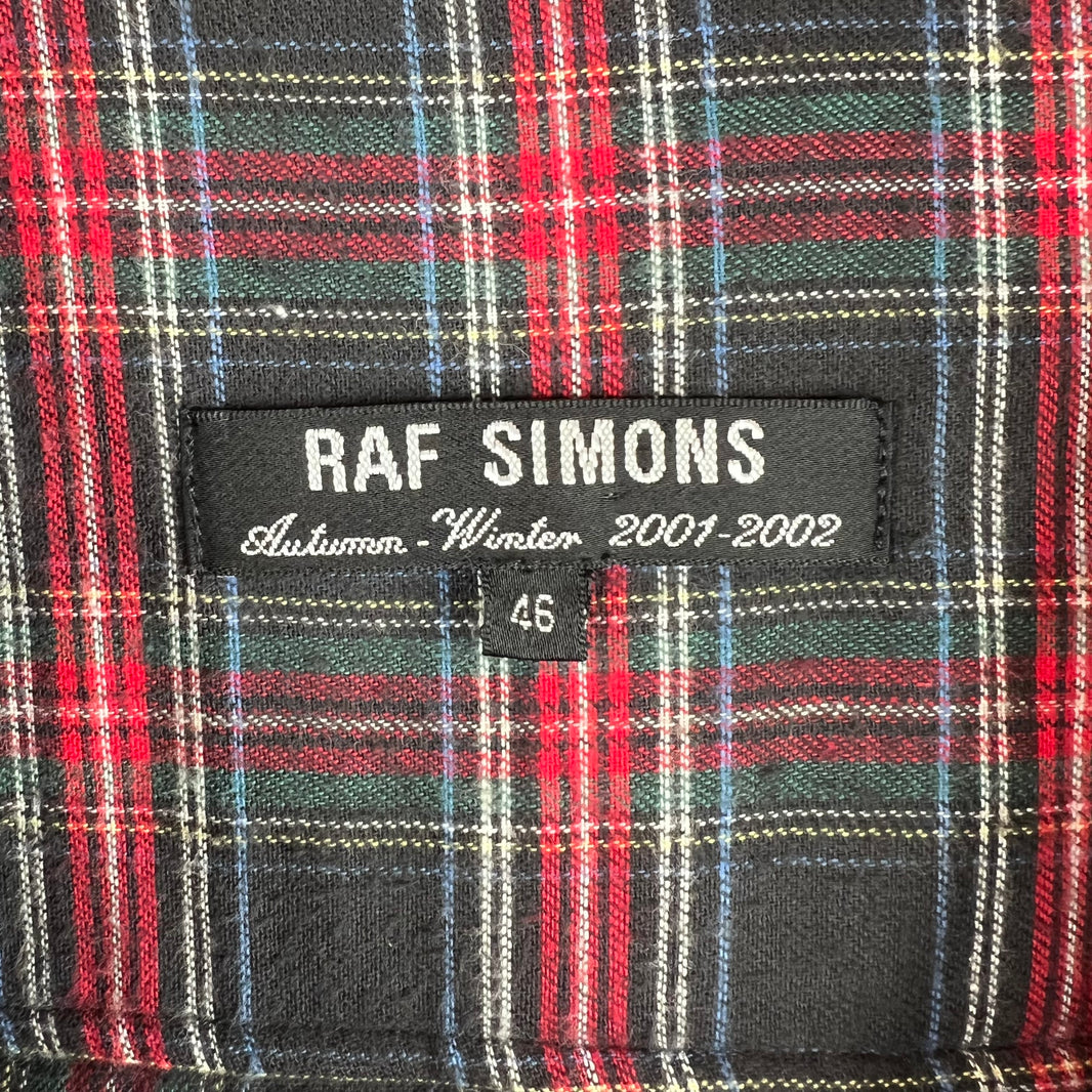 Raf Simons '02 Riot Riot Riot Sleeveless Flannel