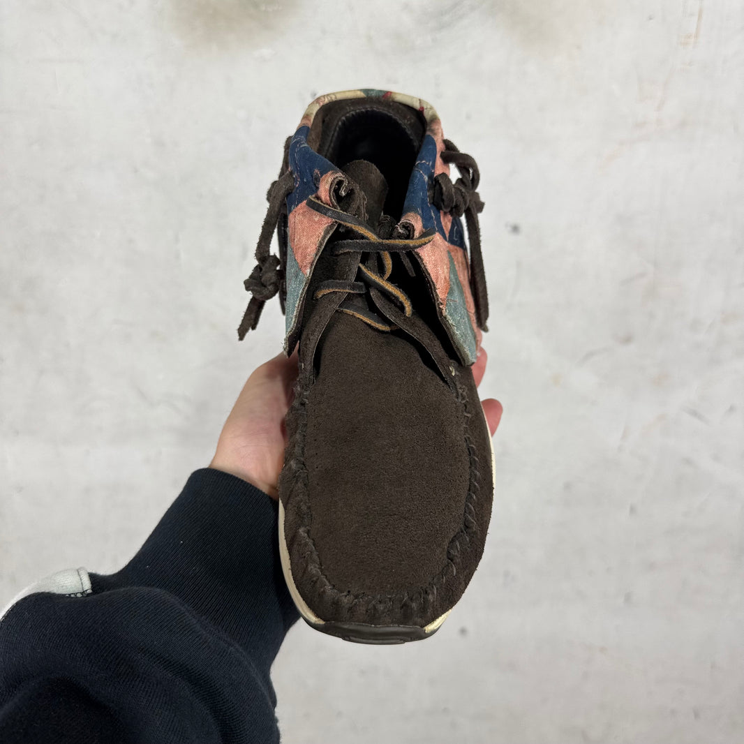 Visvim Brown Patchwork FBTs