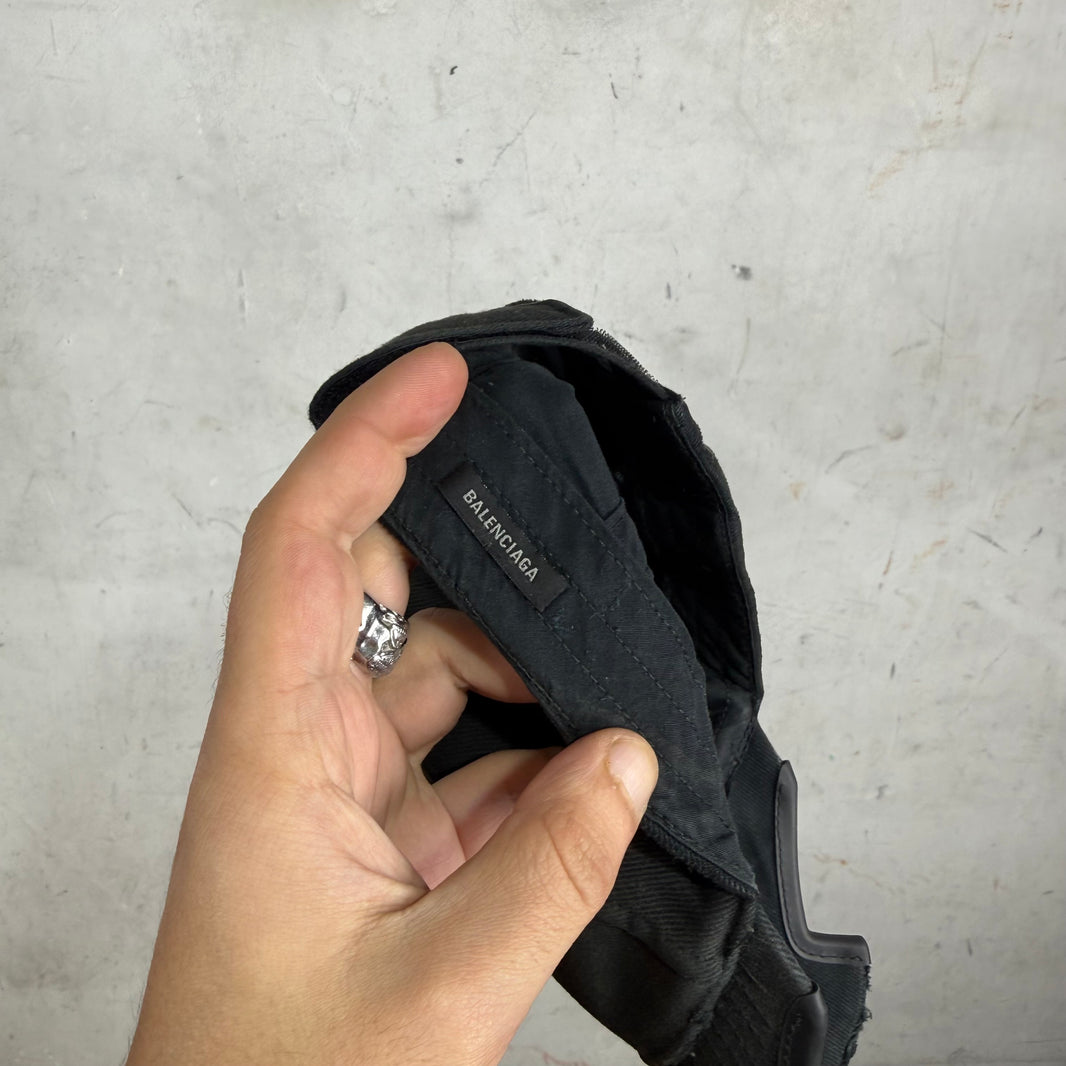 Balenciaga Unity Distressed Knotch Hat