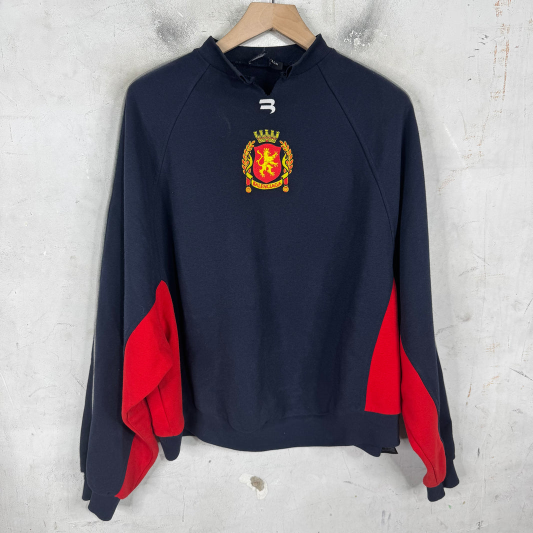 Balenciaga Sporty B Crest Crewneck
