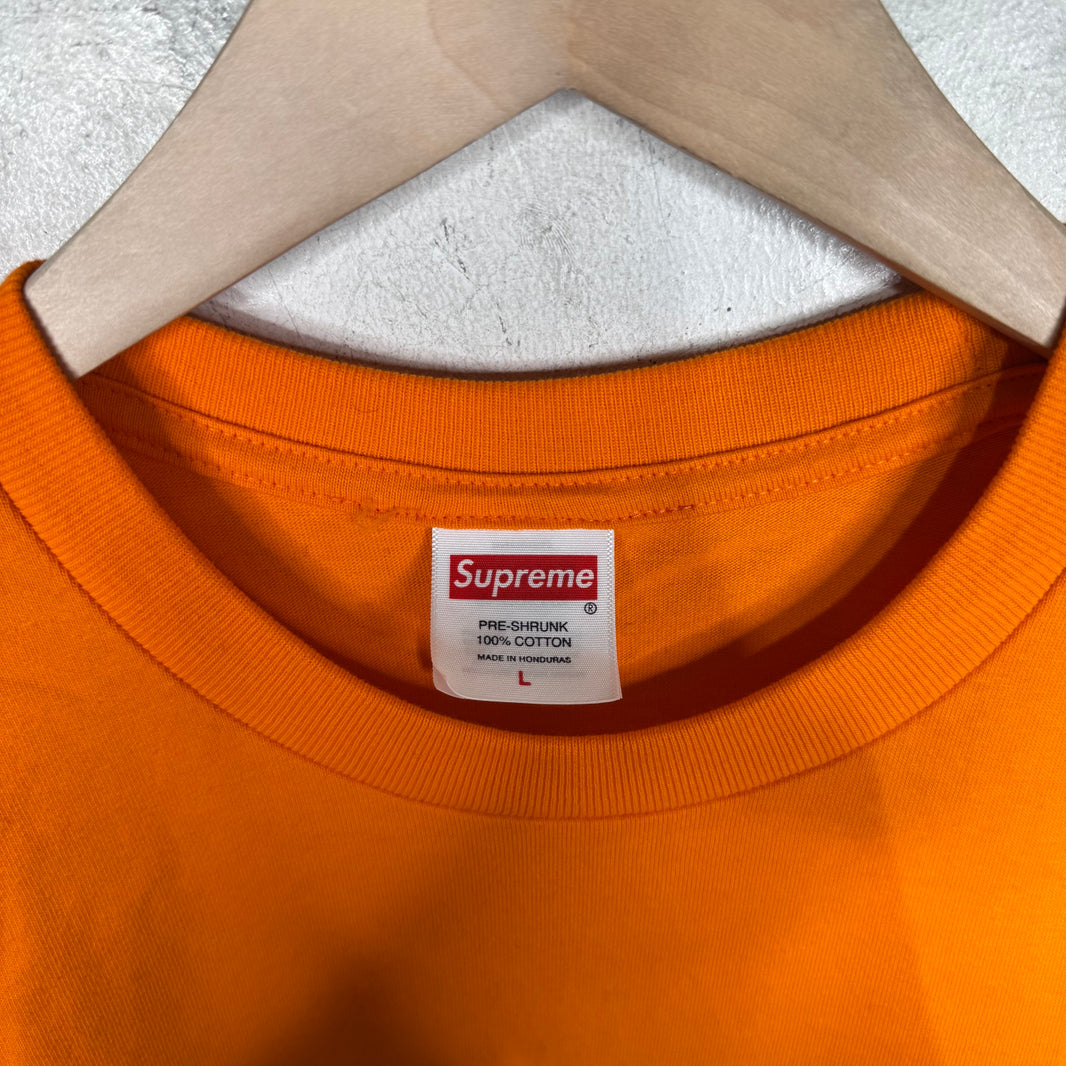 Supreme Orange Aphex Twin T-Shirt