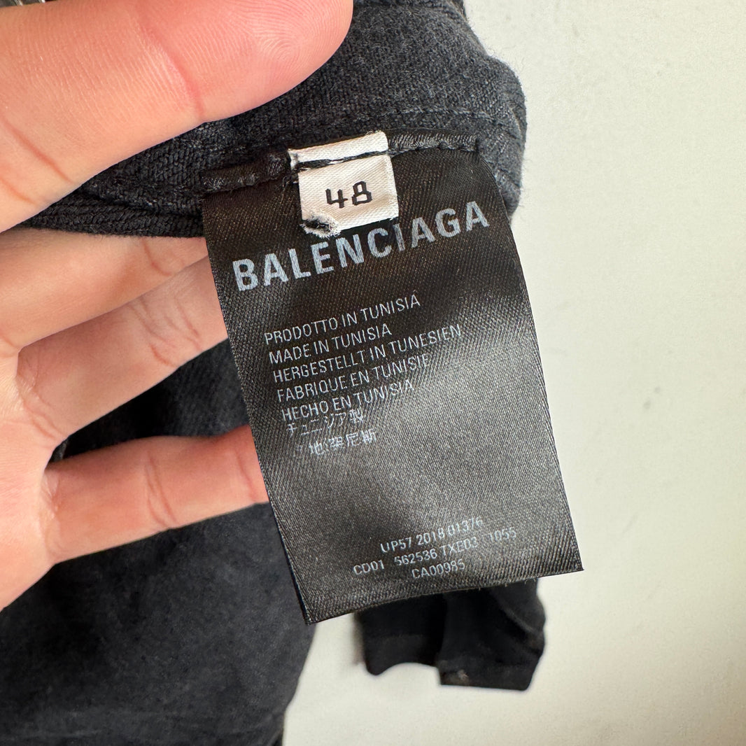 Balenciaga Black Denim Jacket