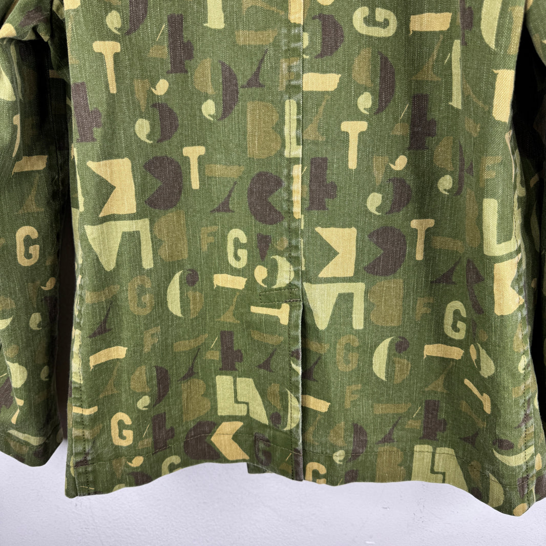 Comme Des Garcons Stencil Block Numbers Jacket